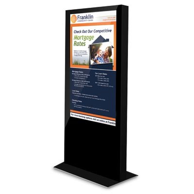 55 LCD Kiosk w/ Built in Media Player